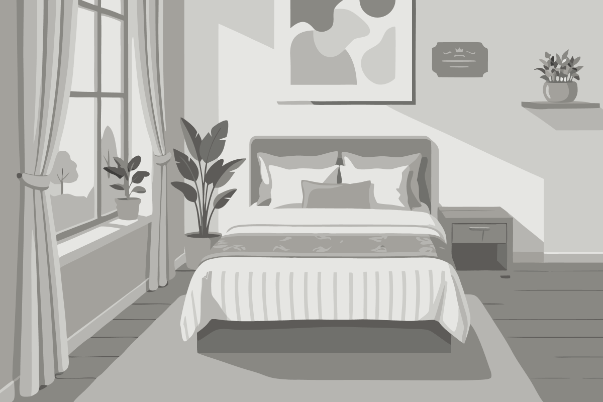 Cama em Dormitório Misto com 5 Camas
